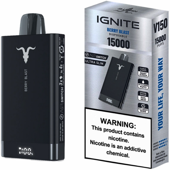 Ignite V150 - 15.000 Puffs - Imagem 2