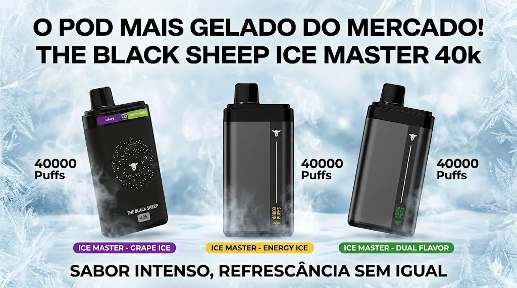 Black Sheep - 40000 Puffs - Pod Descartável - Lançamento - Imagem 5