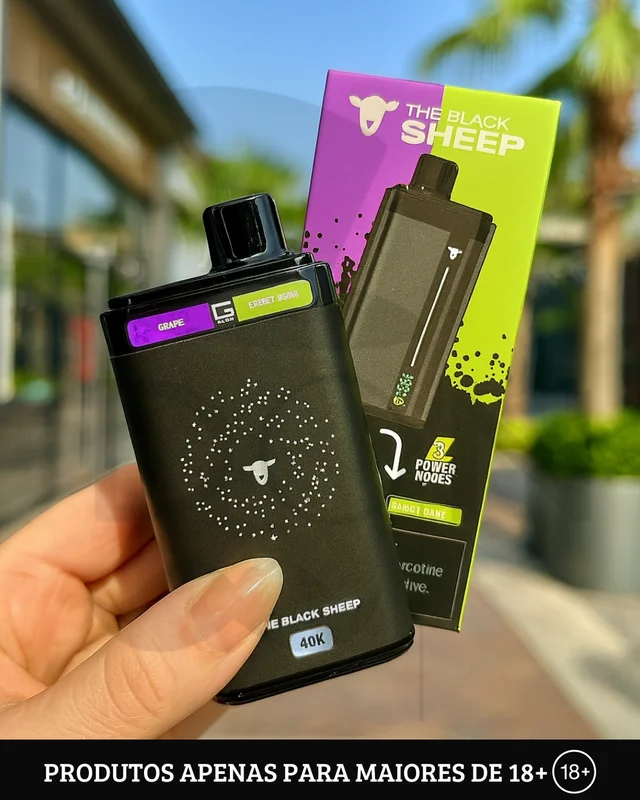 Black Sheep - 40000 Puffs - Pod Descartável - Lançamento - Imagem 2