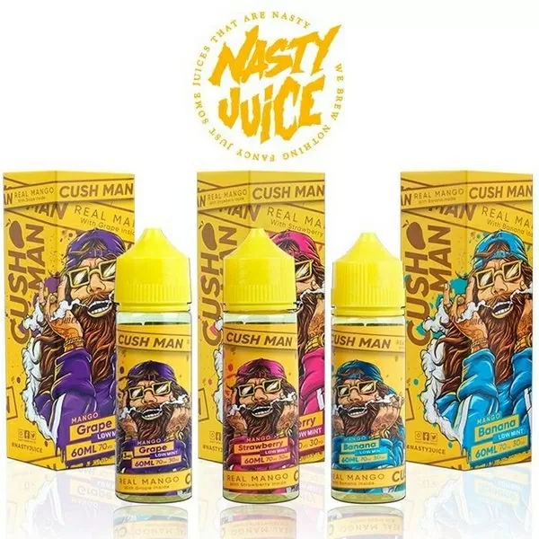 Juice CushMan Freebase - Diversos Sabores (60m/03mg)