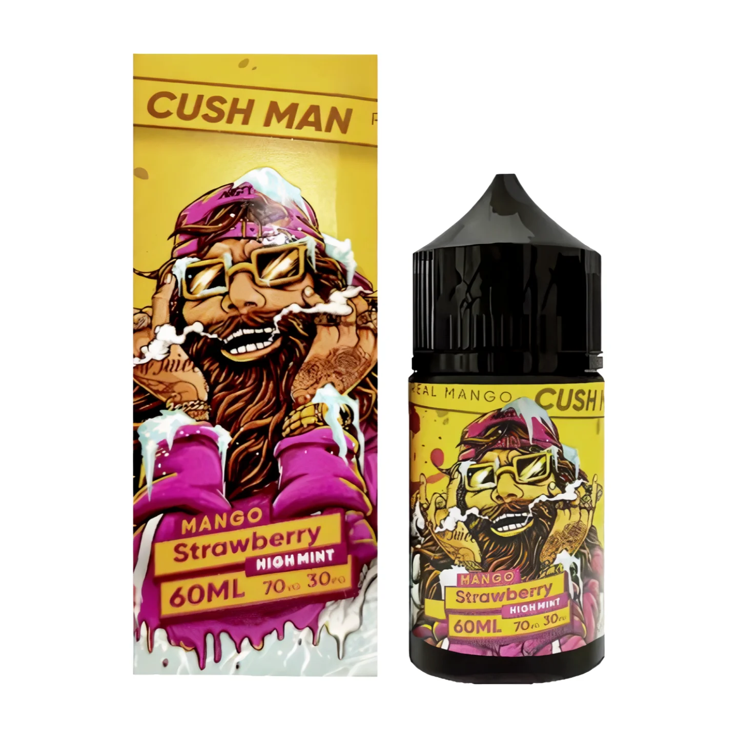 Juice CushMan Freebase - Diversos Sabores (60m/03mg) - Imagem 4
