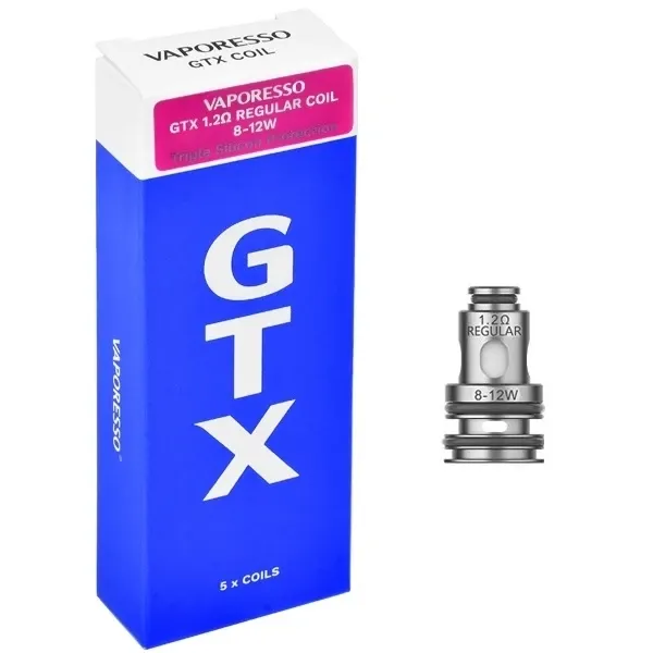 Vaporesso - Resistência GTX 1.2ohm - (REGULAR) - 7-11W - (Unidade)