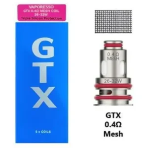 Vaporesso Coil de Reposição GTX Mesh 0.4 Ohm 26-32W (Unidade)