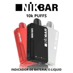 Pod Descartável Nikbar 10.000 Puffs Premium – Longa Duração, Sabor Intenso e Alta Performance